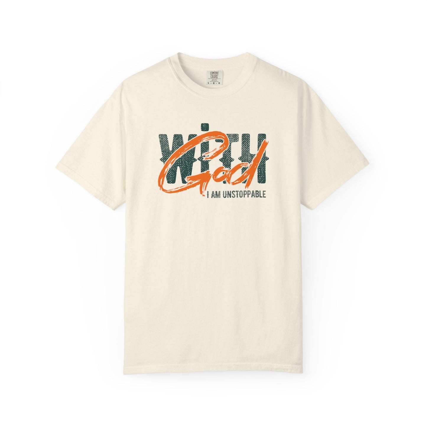 Powerful Faith Unisex T-shirt - 'With God I Am Unstoppable'