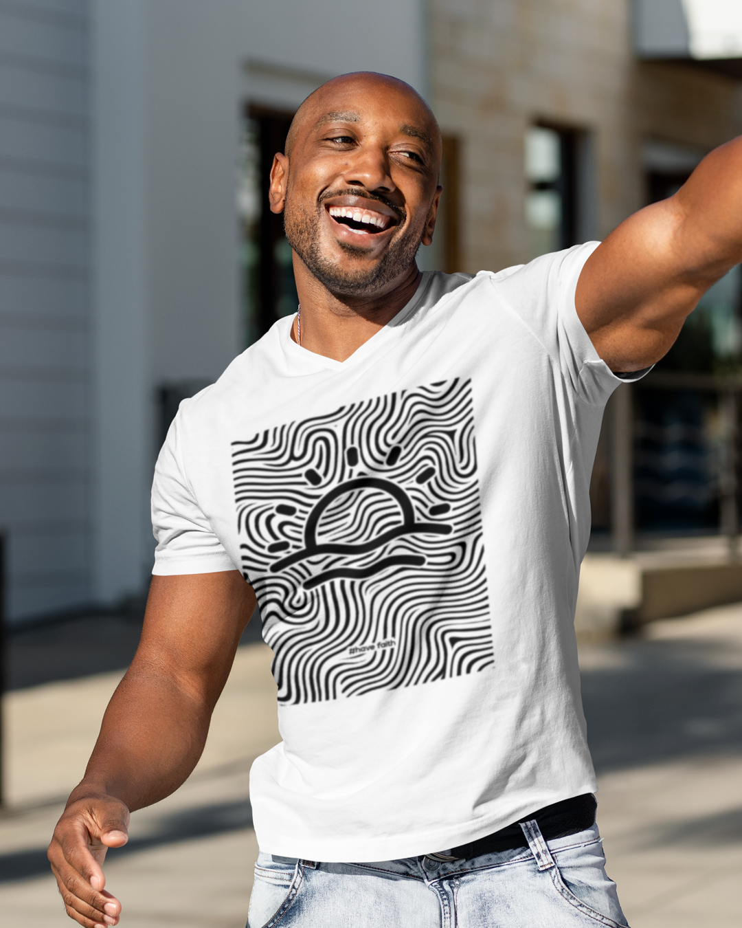 Rising Faith Unisex T-Shirt - Empowering Faith-Inspired Unisex Tee