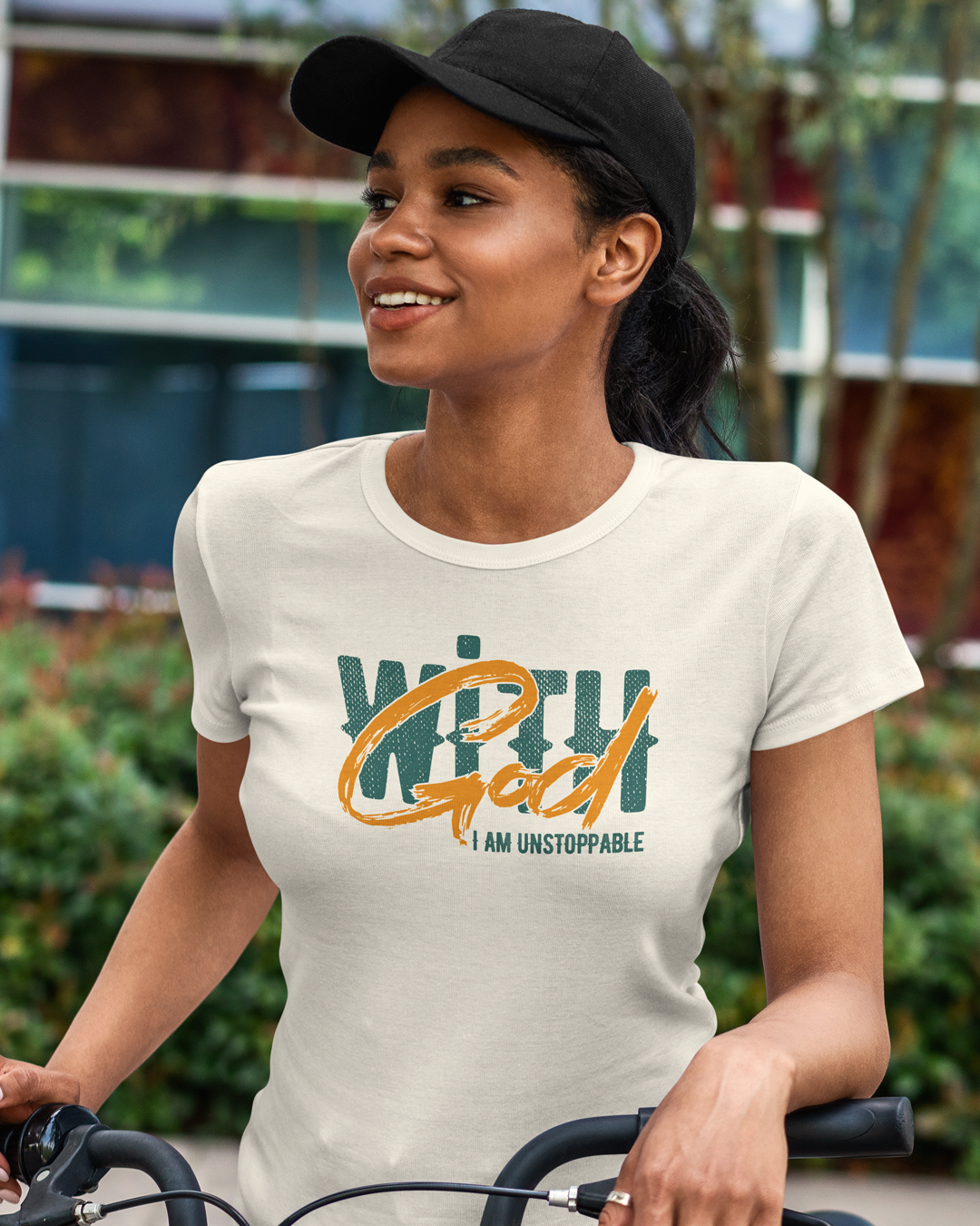 Powerful Faith Unisex T-shirt - 'With God I Am Unstoppable'