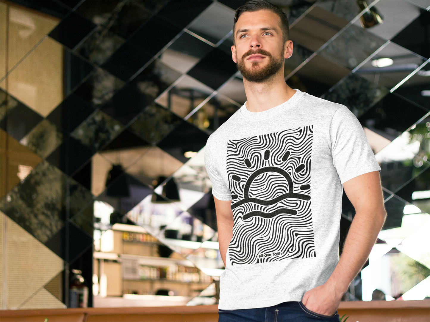 Rising Faith Unisex T-Shirt - Empowering Faith-Inspired Unisex Tee