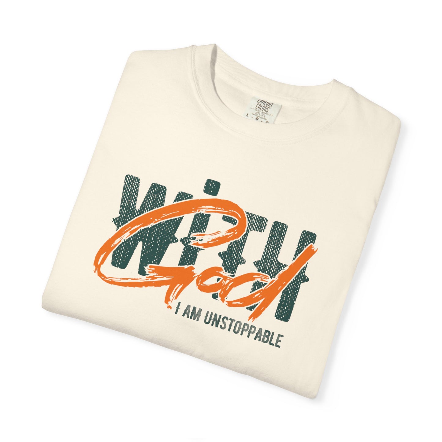 Powerful Faith Unisex T-shirt - 'With God I Am Unstoppable'
