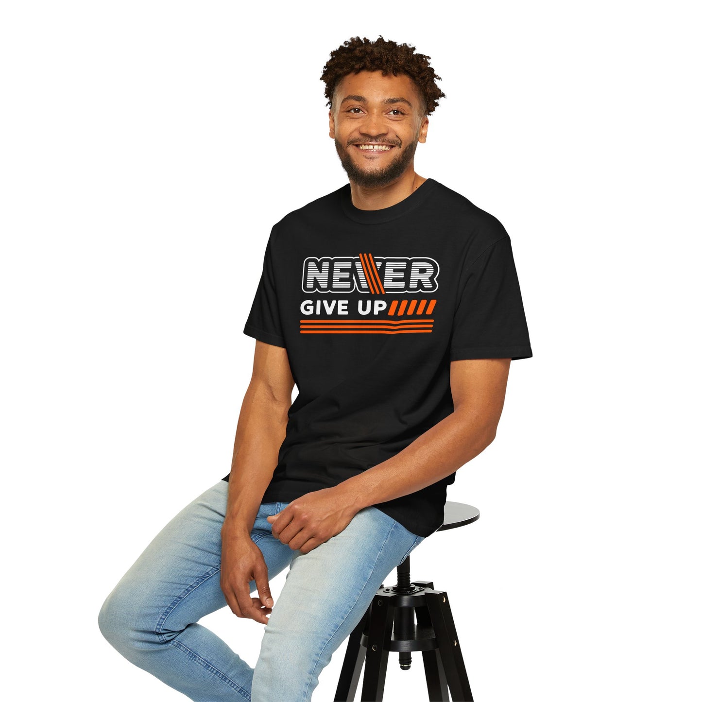 Faith-Fueled Unisex T-shirt - Bold Typography Unisex Garment-Dyed Tee