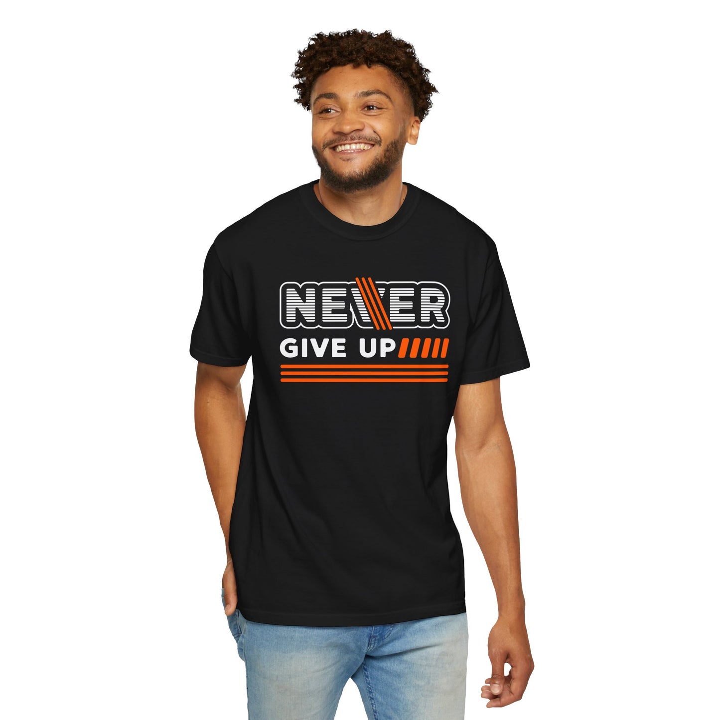 Faith-Fueled Unisex T-shirt - Bold Typography Unisex Garment-Dyed Tee