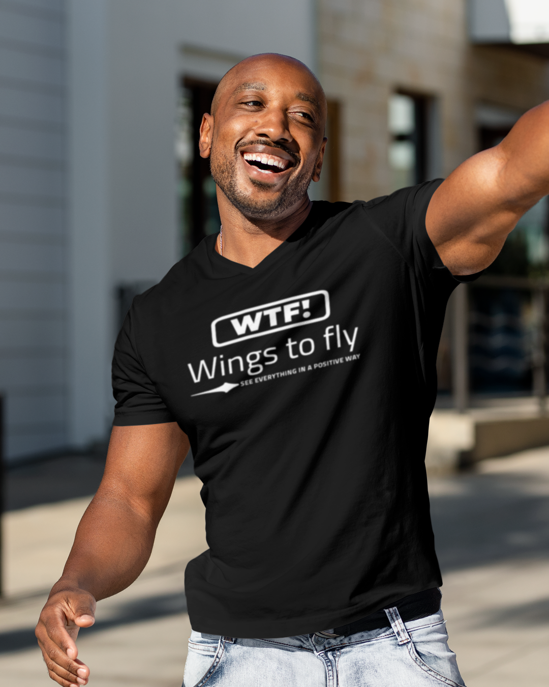 WTF: Wings to Fly Unisex T-shirt - Bold and Unapologetic Statement Piece