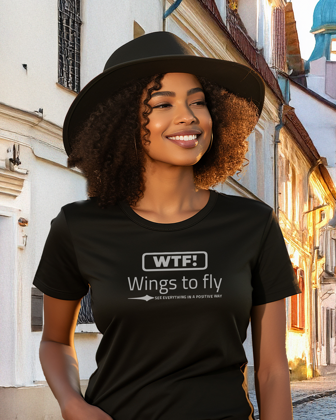WTF: Wings to Fly Unisex T-shirt - Bold and Unapologetic Statement Piece