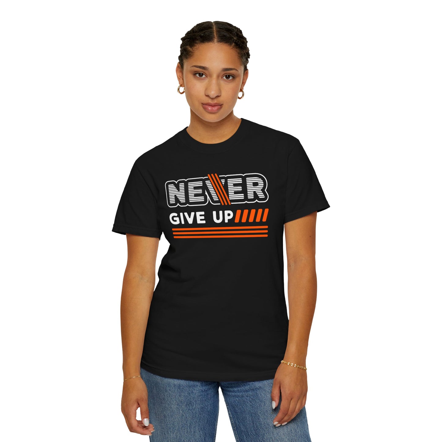 Faith-Fueled Unisex T-shirt - Bold Typography Unisex Garment-Dyed Tee