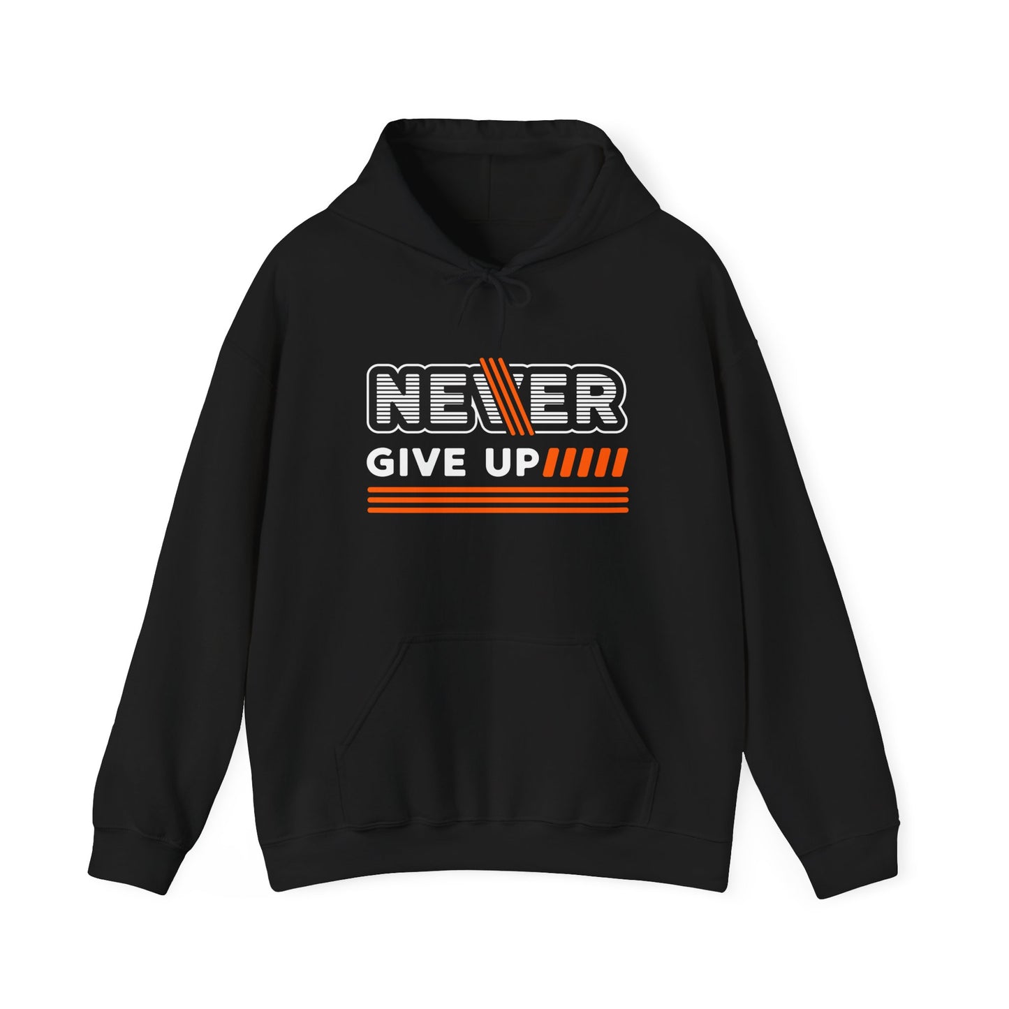 Motivational Hoodie - Never Give Up Collection