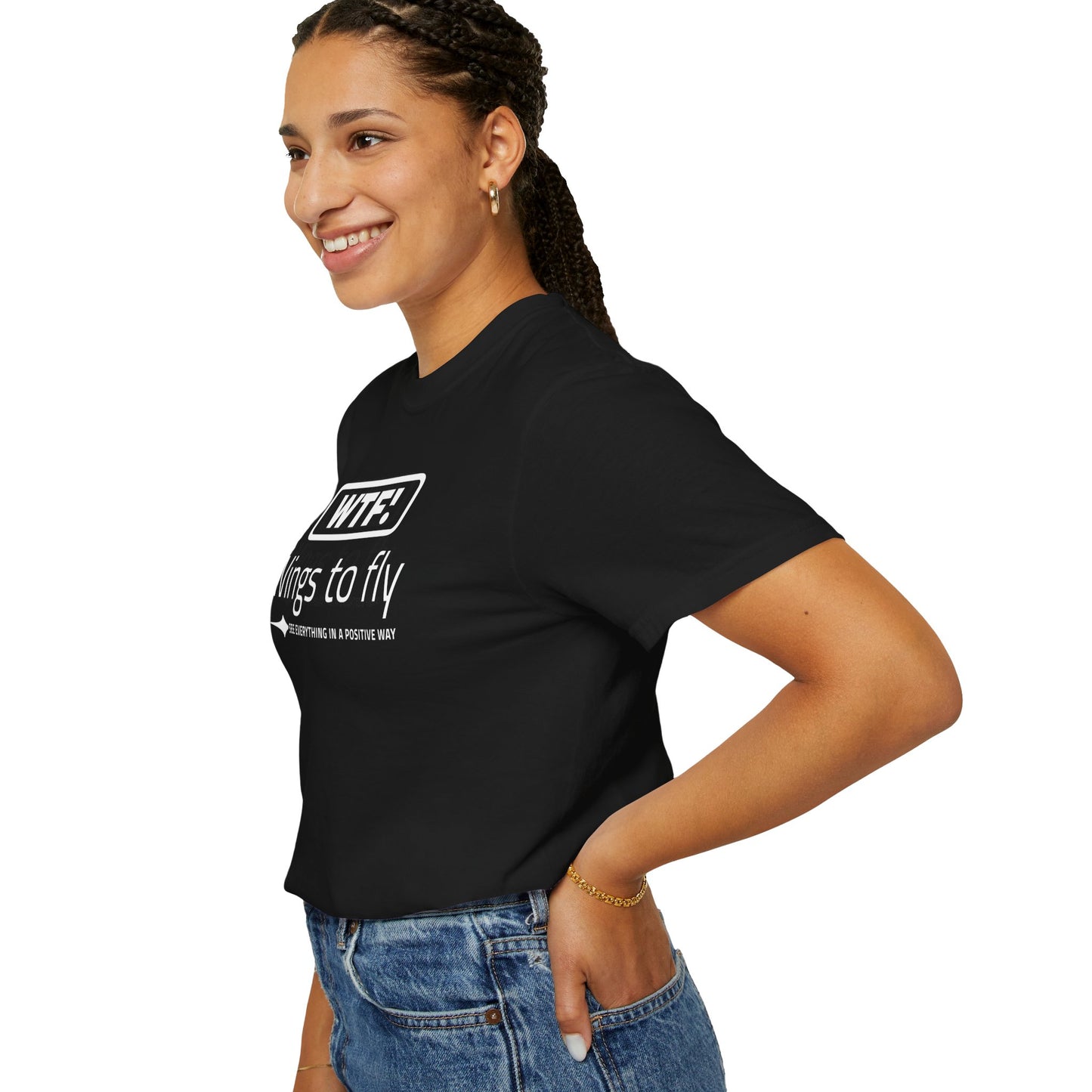 WTF: Wings to Fly Unisex T-shirt - Bold and Unapologetic Statement Piece